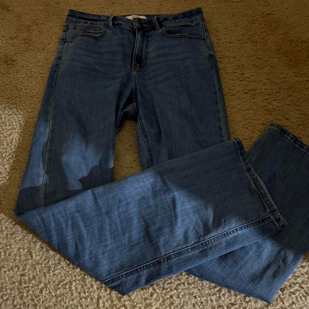 Wrangler Flared Blue Denim Jeans